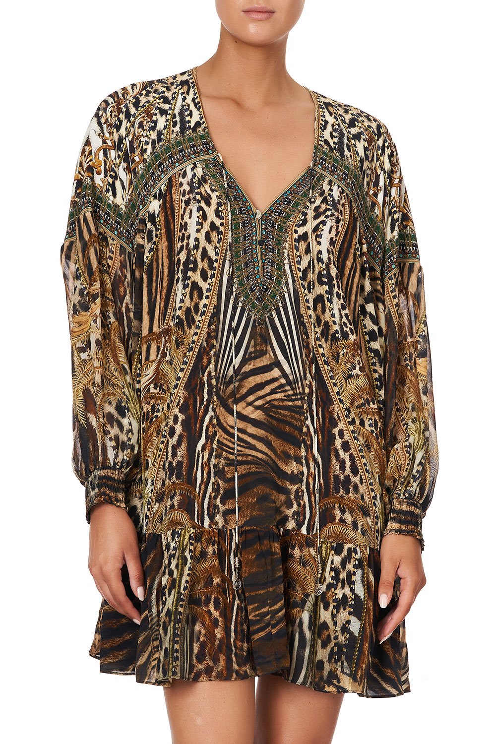 GATHERED YOKE DRESS BERKELEY ST AFTER DARK