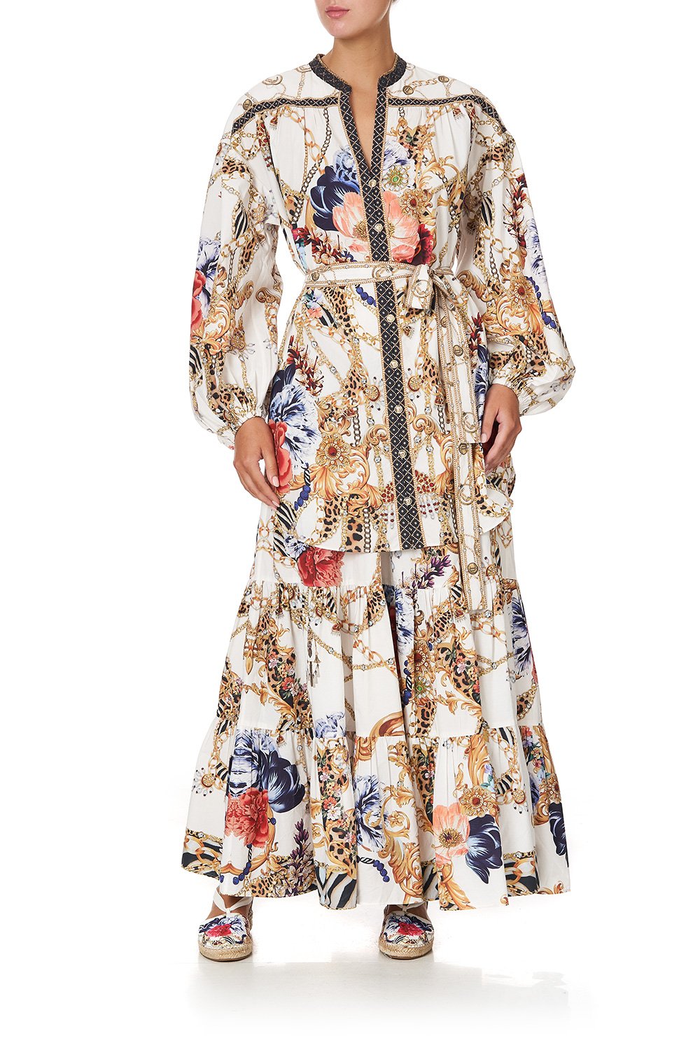 BLOUSON SLEEVE SHIRT DRESS REIGN SUPREME