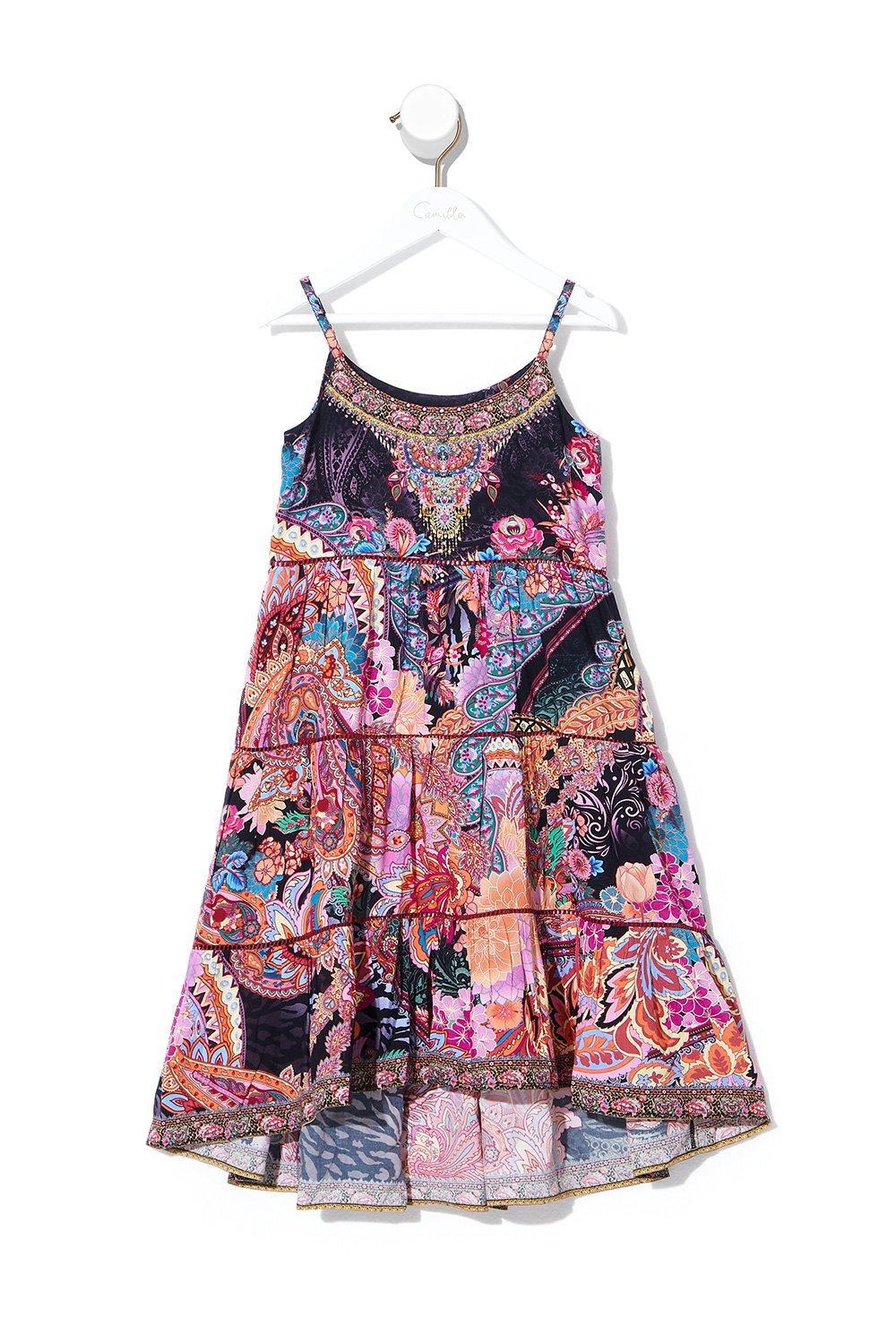 KIDS HIGH LOW HEM DRESS 4-10 MAYFAIR MARY