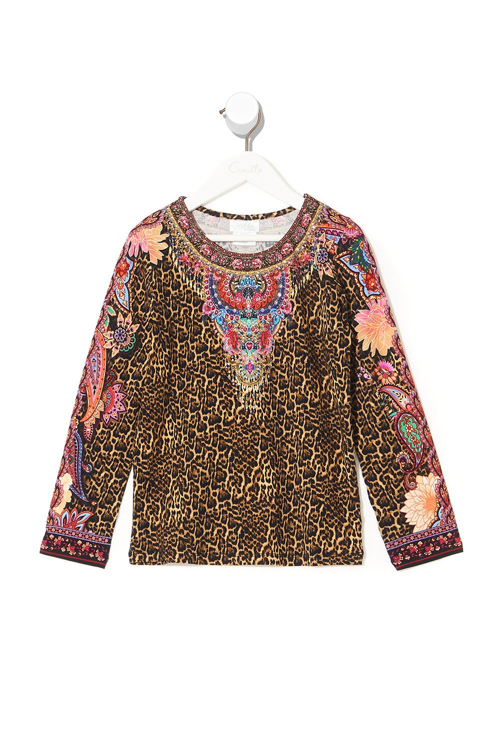 KIDS FITTED LONG SLEEVE TOP 4-10 MAYFAIR MARY