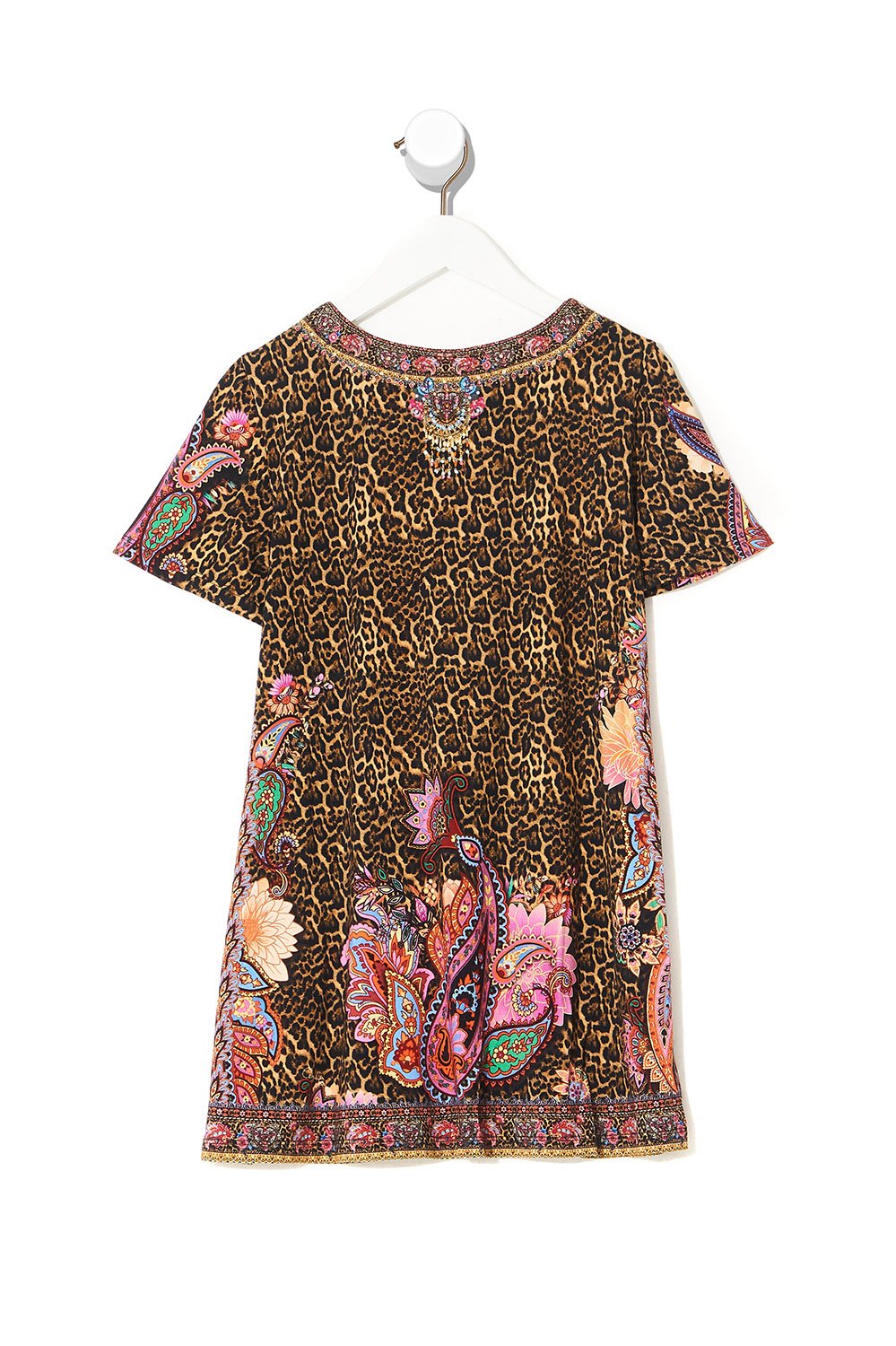 KIDS TSHIRT DRESS WITH FLARE HEM 4-10 MAYFAIR MARY