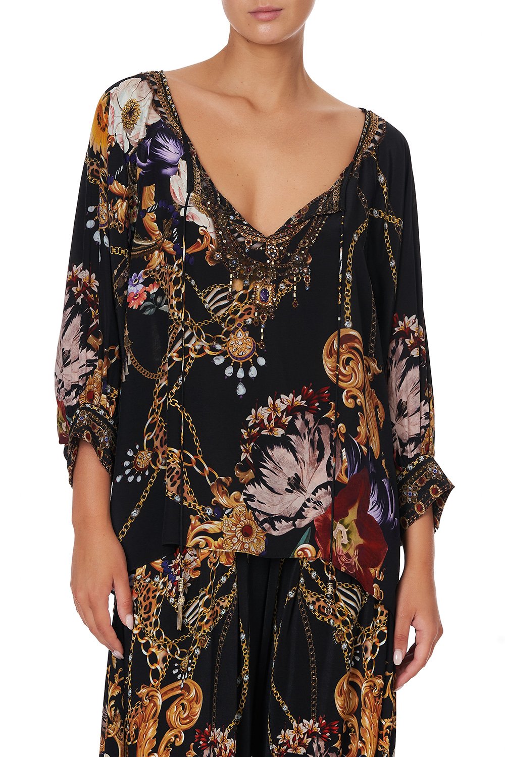 RAGLAN SLEEVE BLOUSE WITH CUFF A NIGHT IN THE 90S