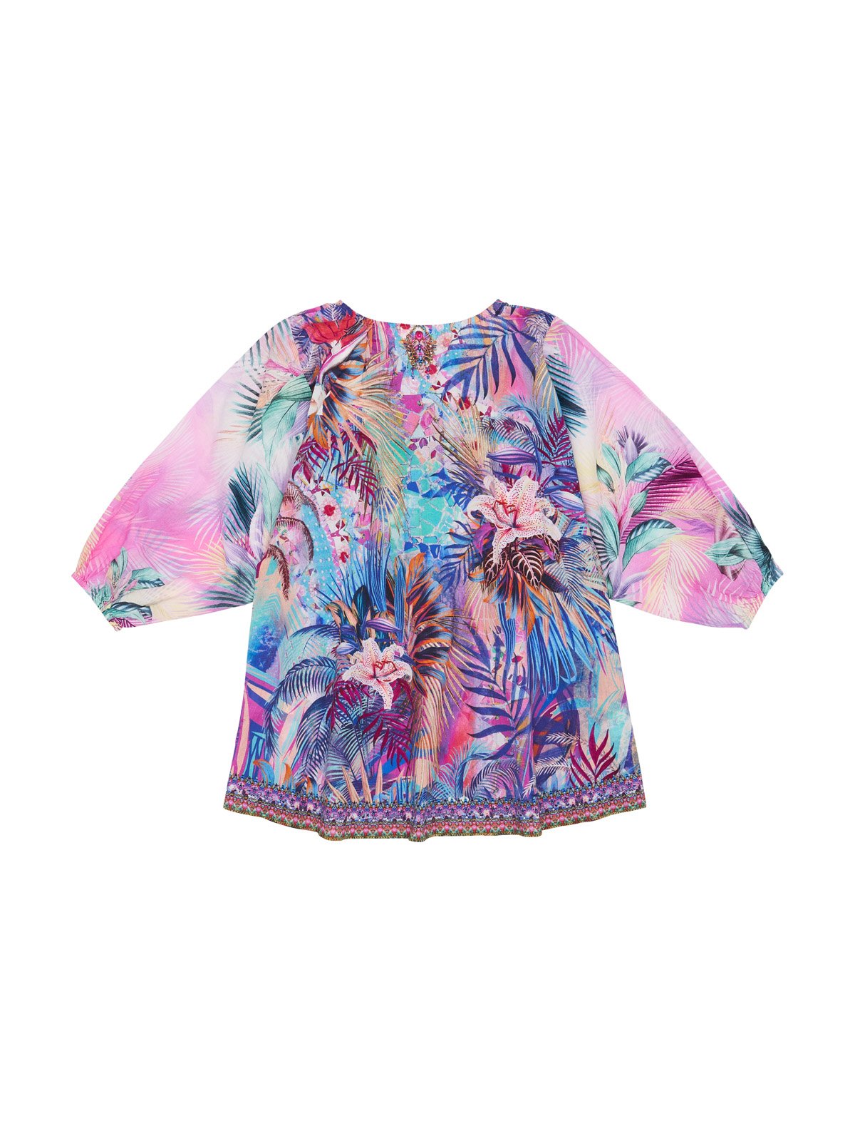 KIDS BATWING DRESS 12-14 SOUTH BEACH SUNRISE