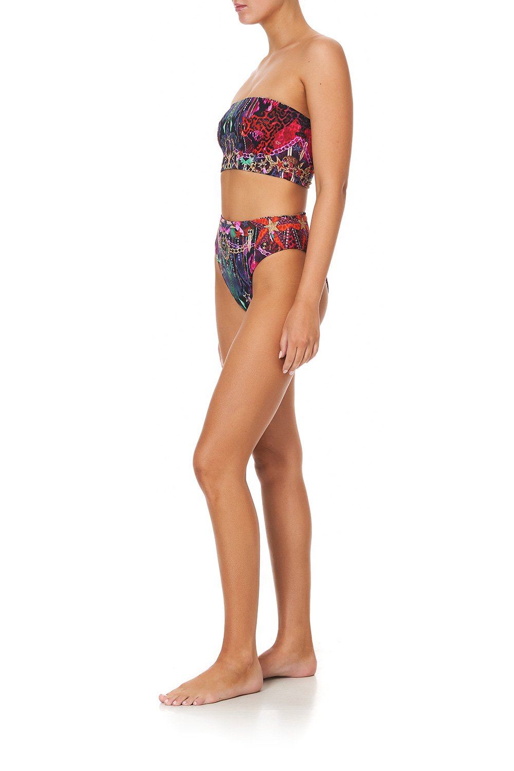 REVERSIBLE WIDE BANDEAU ROCKET WOMAN