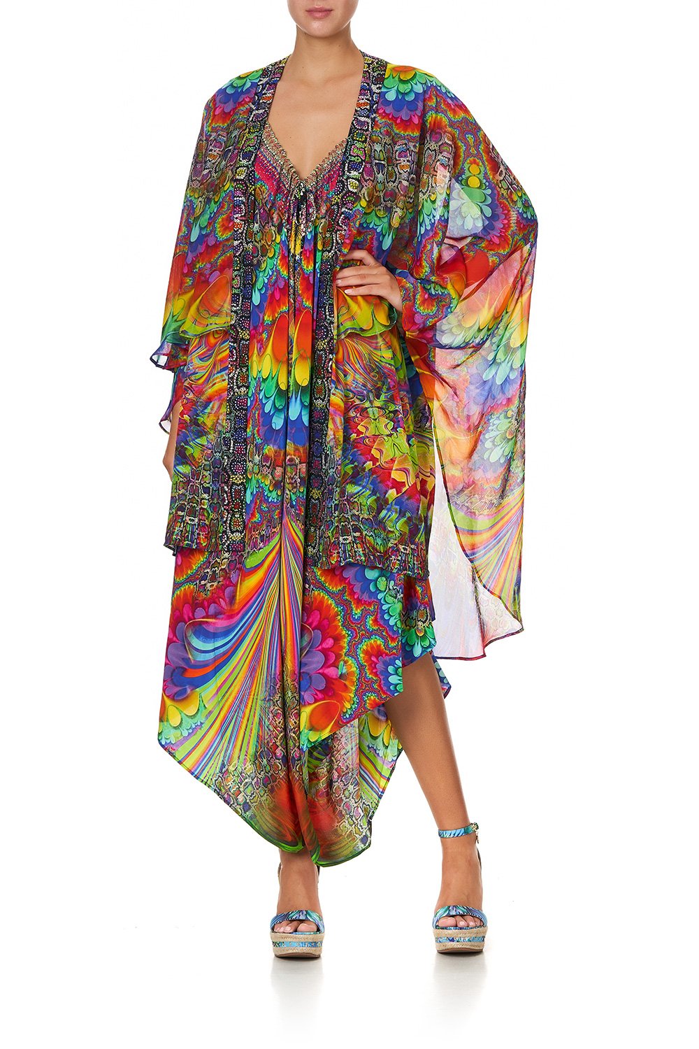 DRAPED HIGH-LOW LAYER COMING DOWN FROM COSMOS