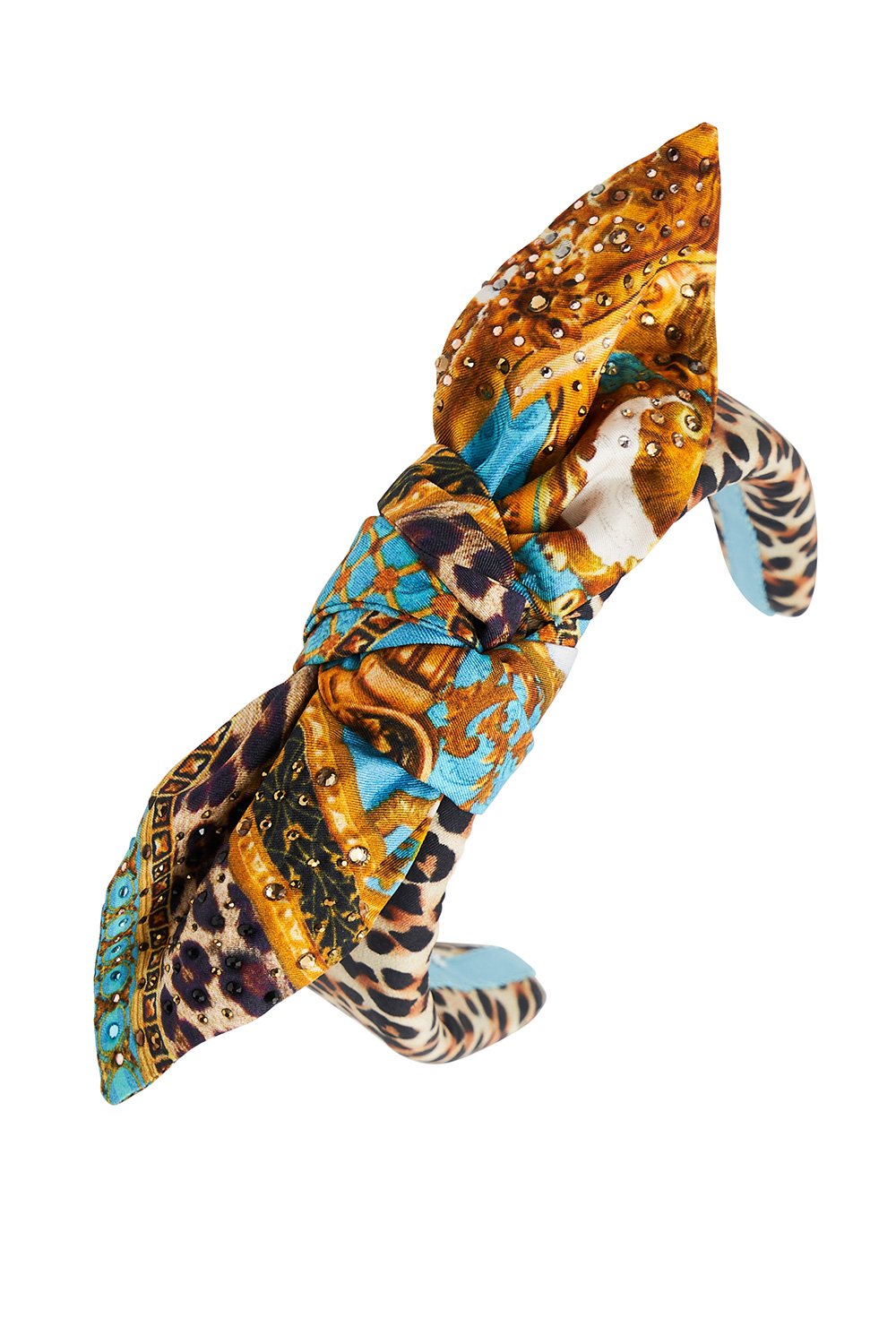 HEADBAND WITH KNOT DRIPPING IN DECADENCE