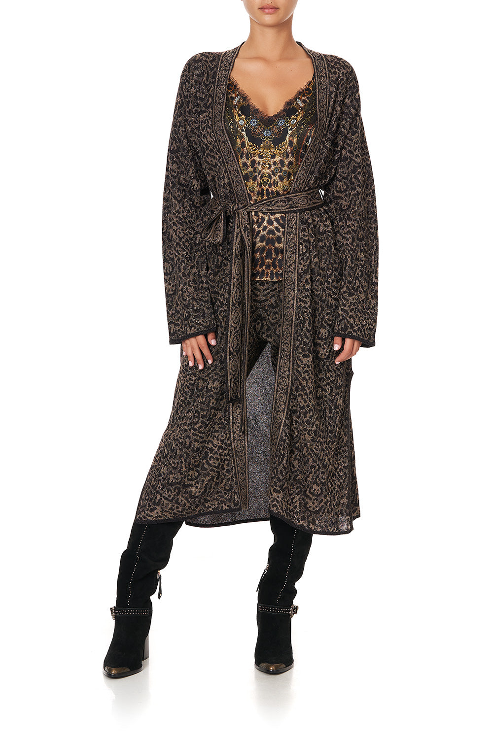 DROPPED ARMHOLE CARDIGAN ABINGDON PALACE