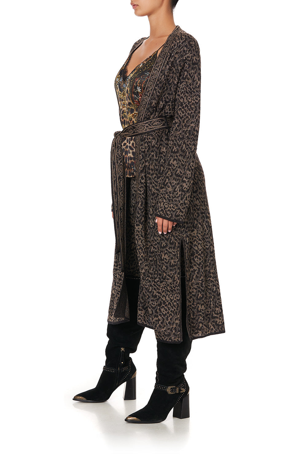 DROPPED ARMHOLE CARDIGAN ABINGDON PALACE