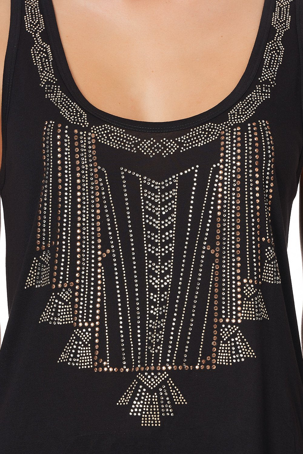 SCOOP NECK TANK BERKELEY ST AFTER DARK