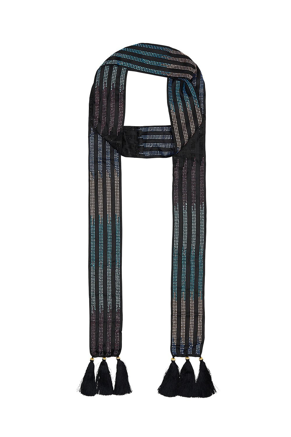 LONG EMBELLISHED SCARF LADY STARDUST