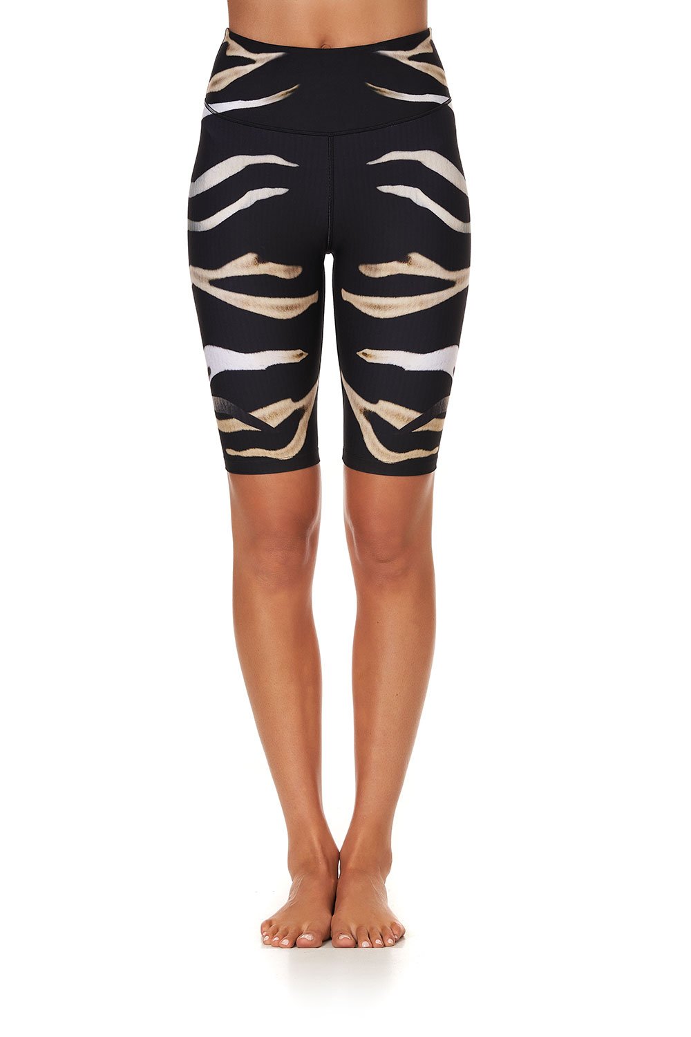 BIKE SHORT ZEBRA CROSSING