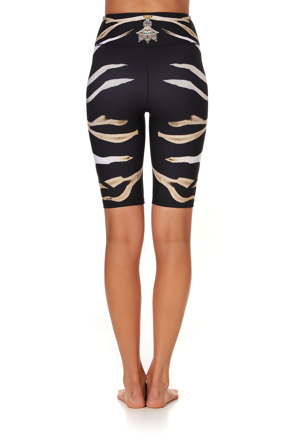 BIKE SHORT ZEBRA CROSSING