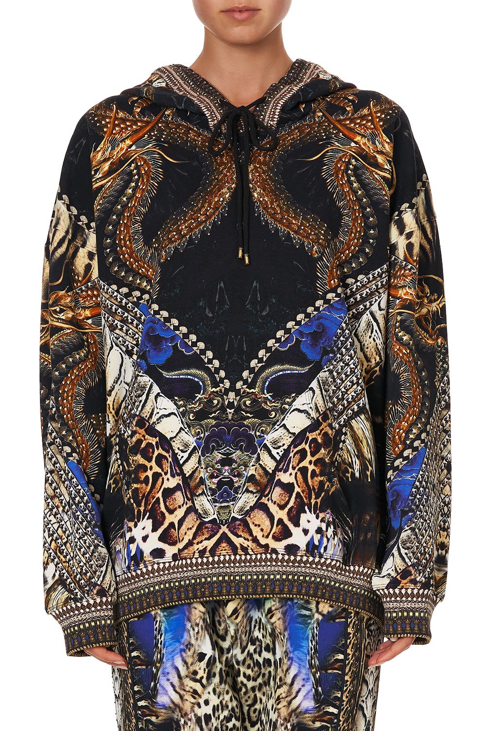 OVERSIZE BOYFRIEND HOODIE DRAGON LADY