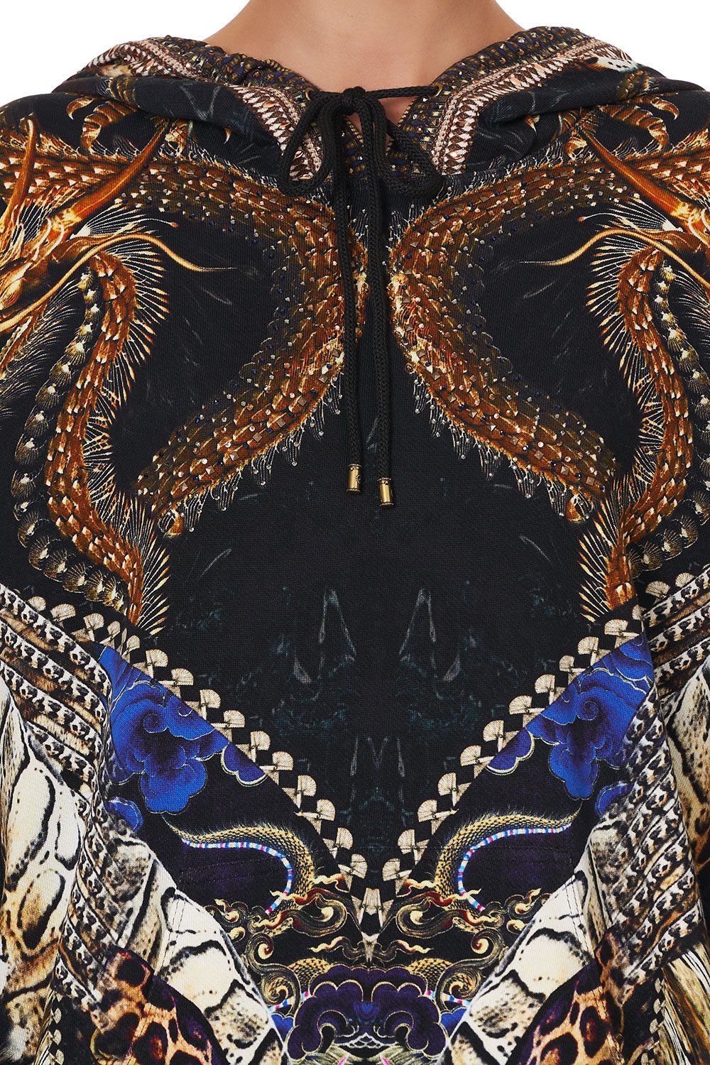 OVERSIZE BOYFRIEND HOODIE DRAGON LADY