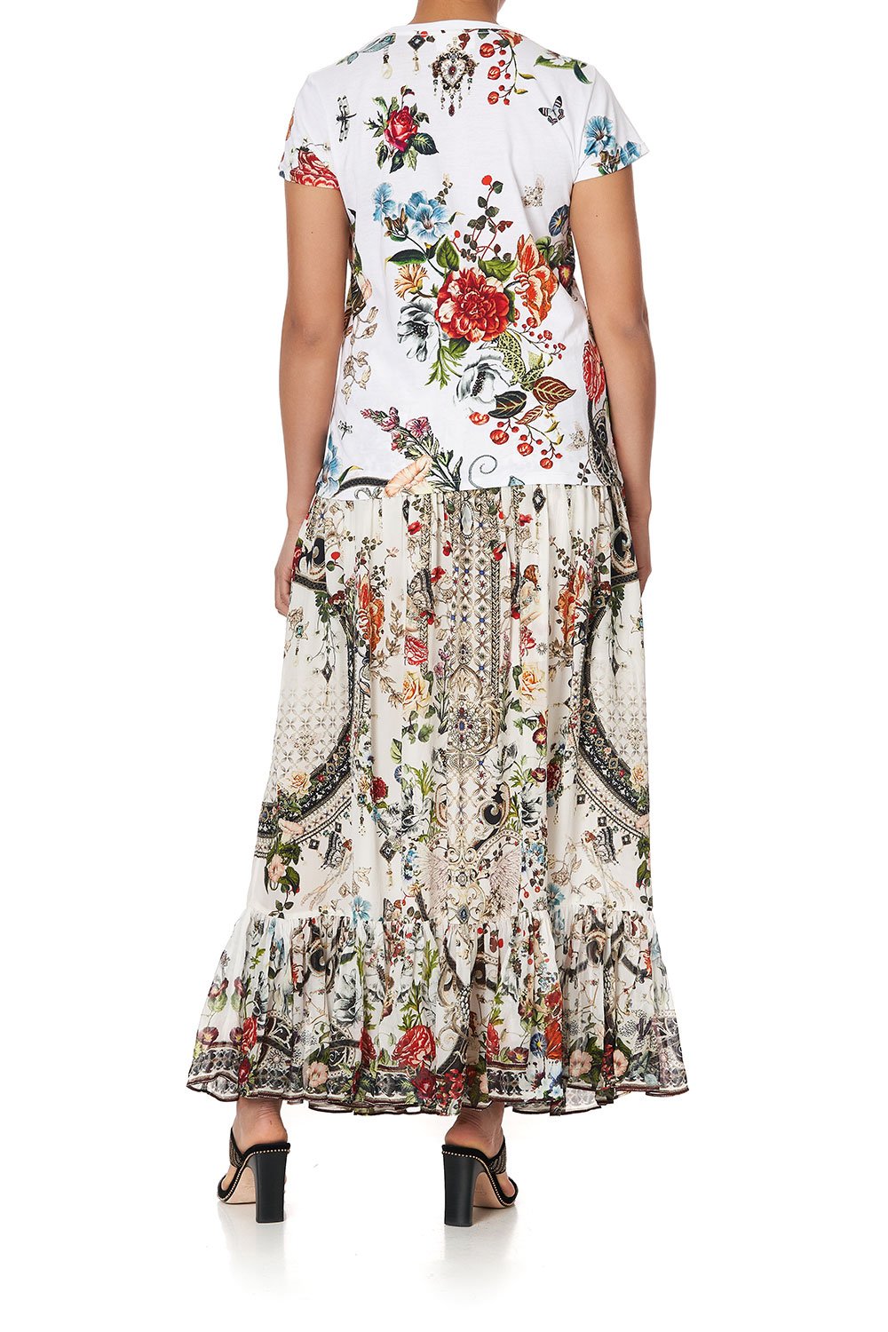 SLIM FIT ROUND NECK T-SHIRT SHAKESPEARES GARDEN