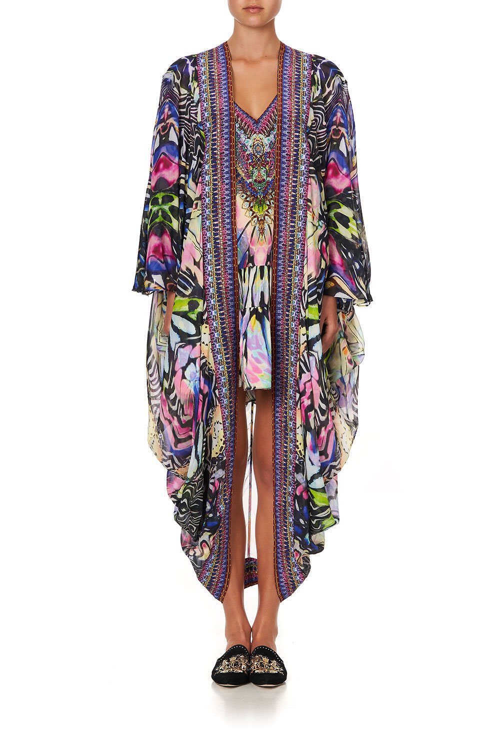 LONGE SLEEVE LONG CAPE TRANCE TEMPTATION