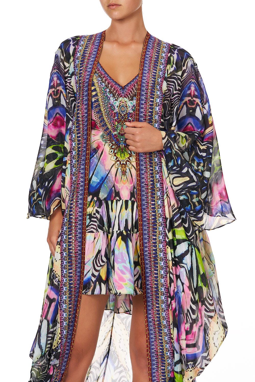 LONGE SLEEVE LONG CAPE TRANCE TEMPTATION