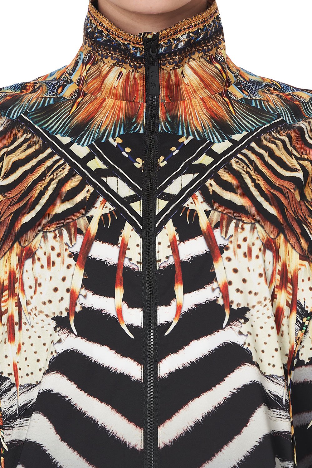 ZIP FRONT WINDBREAKER LOST PARADISE