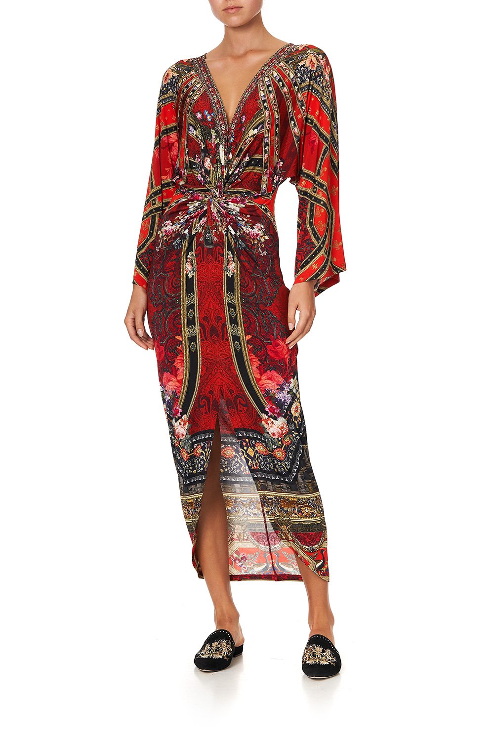 LONG SPLIT FRONT TWIST DRESS STORIES OF A STATION