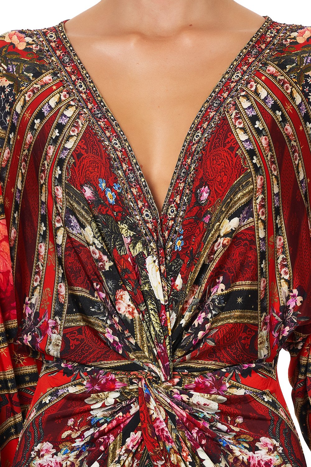 LONG SPLIT FRONT TWIST DRESS STORIES OF A STATION