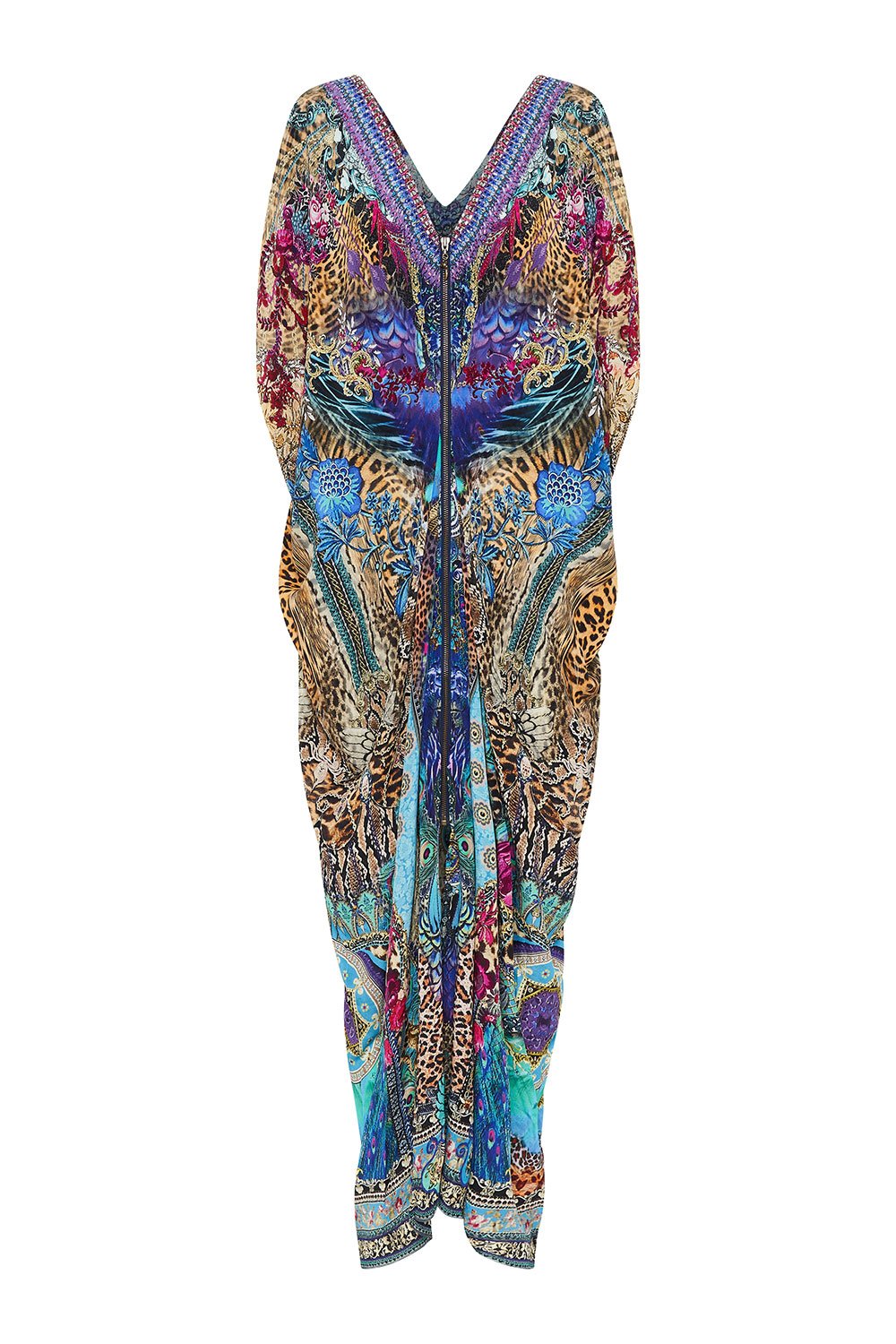 LONG DRAPE DRESS WITH ZIP FRONT BASILICA BEAUTY