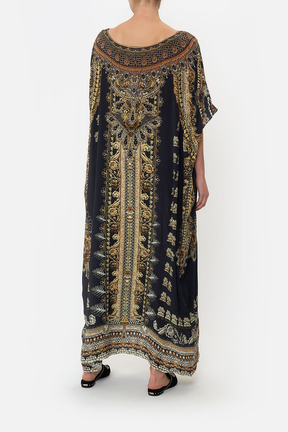 LUXE ROUND NECK KAFTAN ITS ALL OVER TORERO