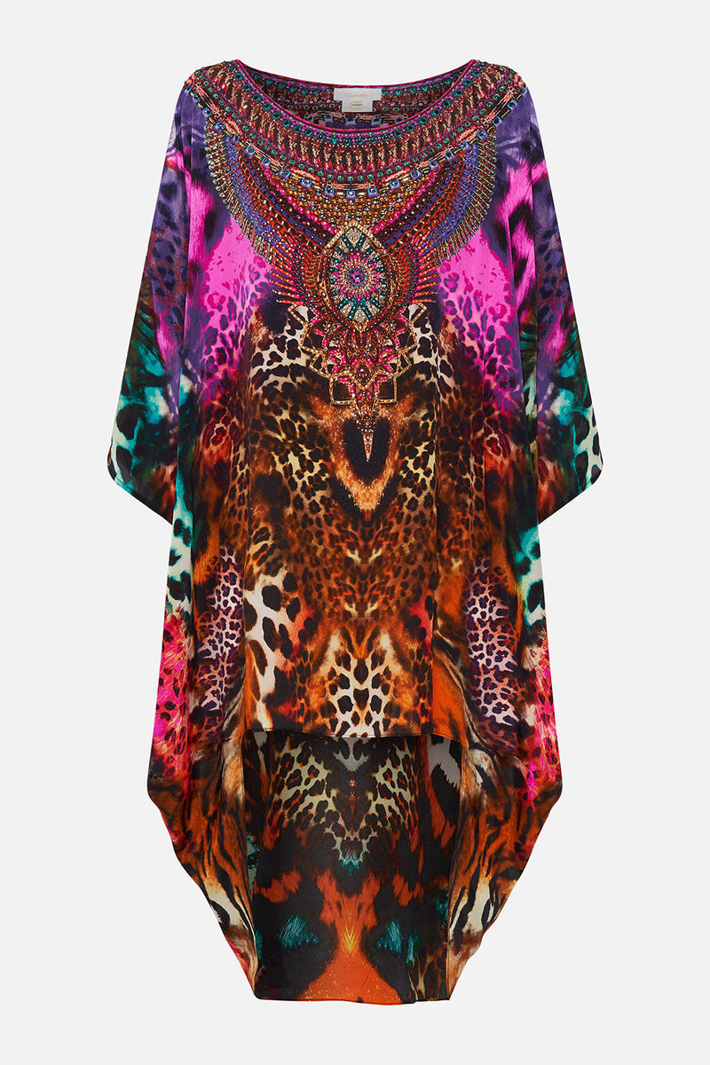 SCOOP BACK HEM DRESS MUSE NOVELS