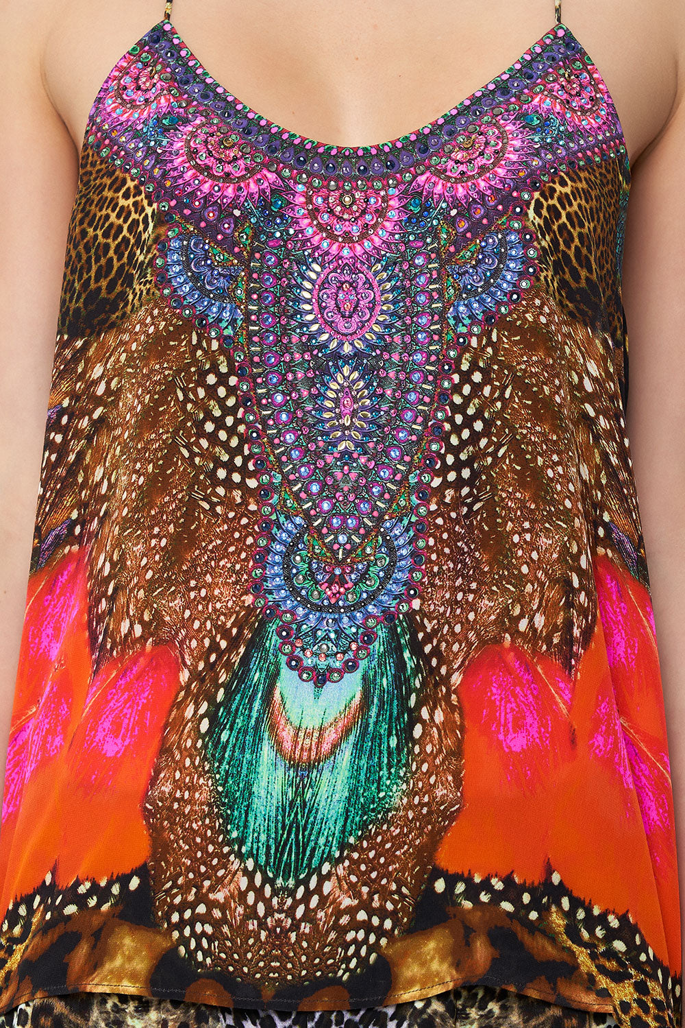 T BACK SHOESTRING TOP XANADU RISING