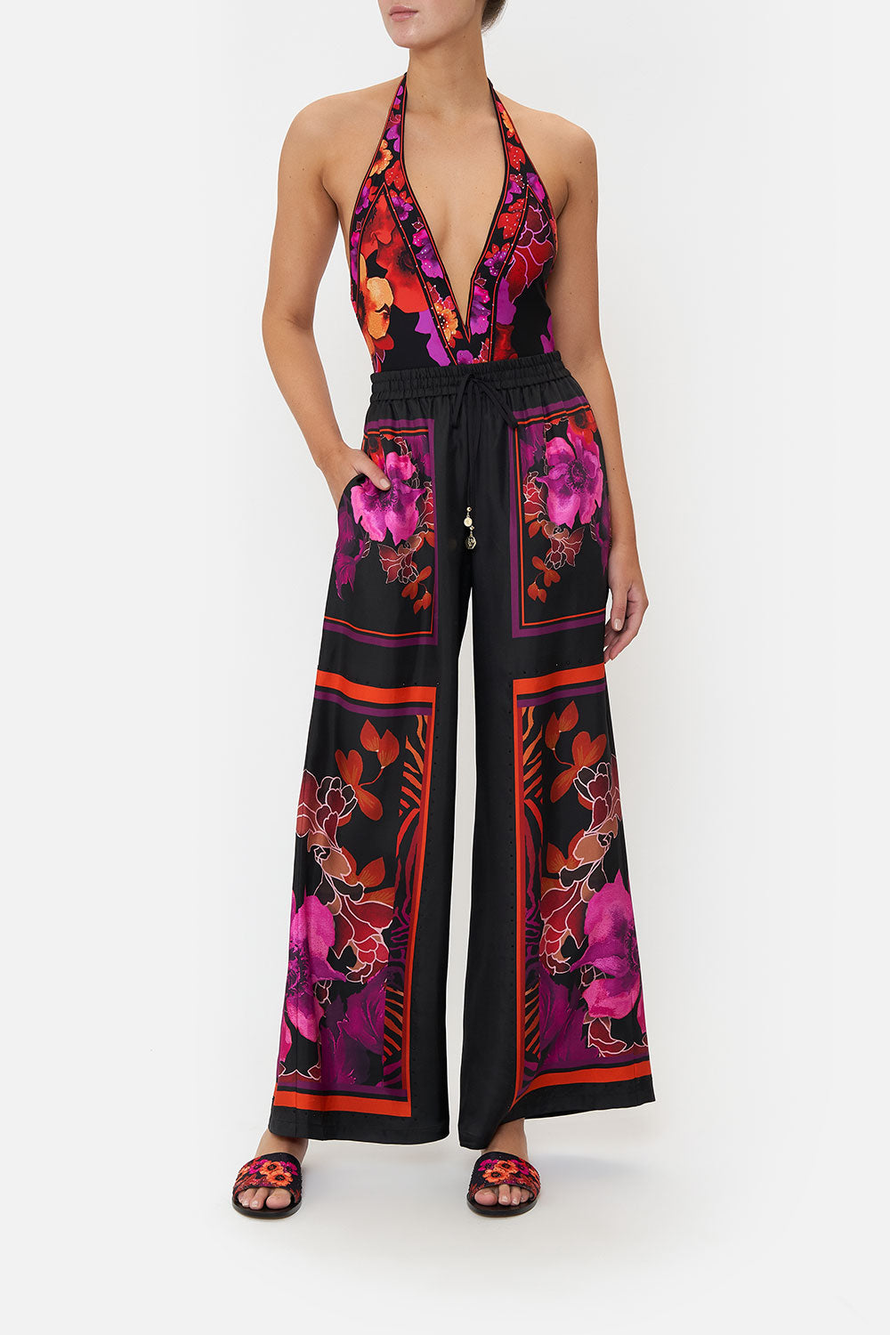 LOUNGE PANT MIDNIGHT POPPY