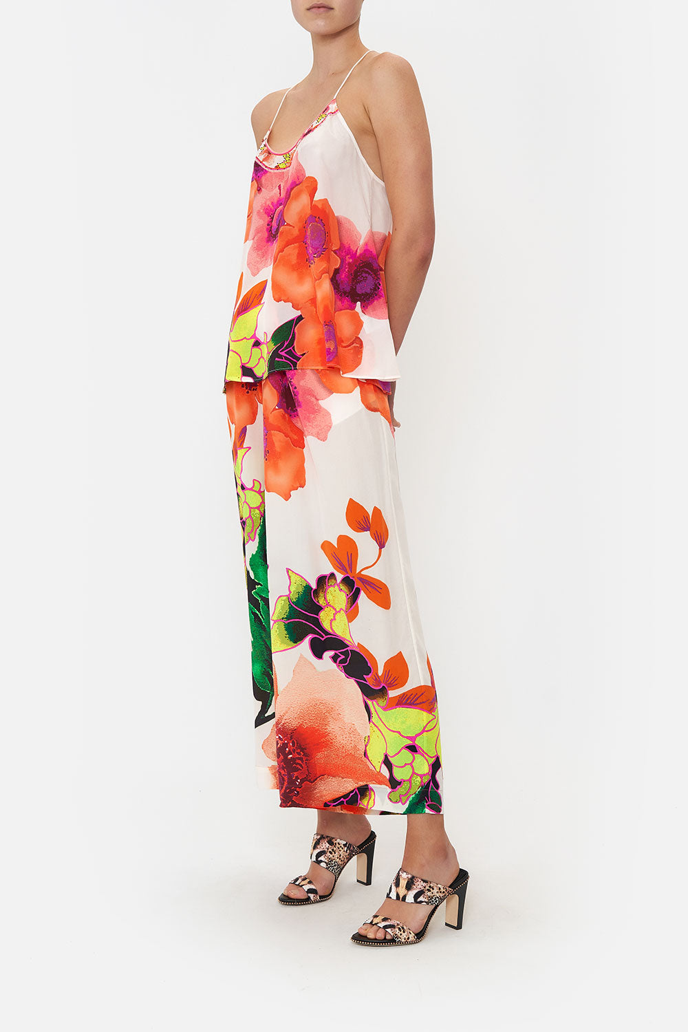 T BACK SHOESTRING TOP PRETTY AS A POPPY