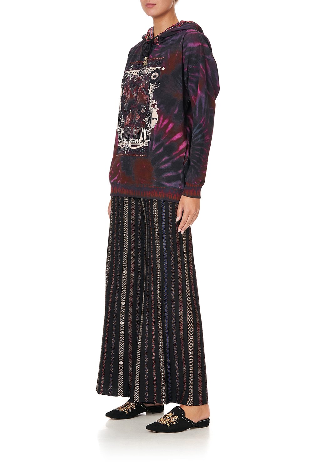 HOODY WITH POCKETS SWINGING SIXTIES