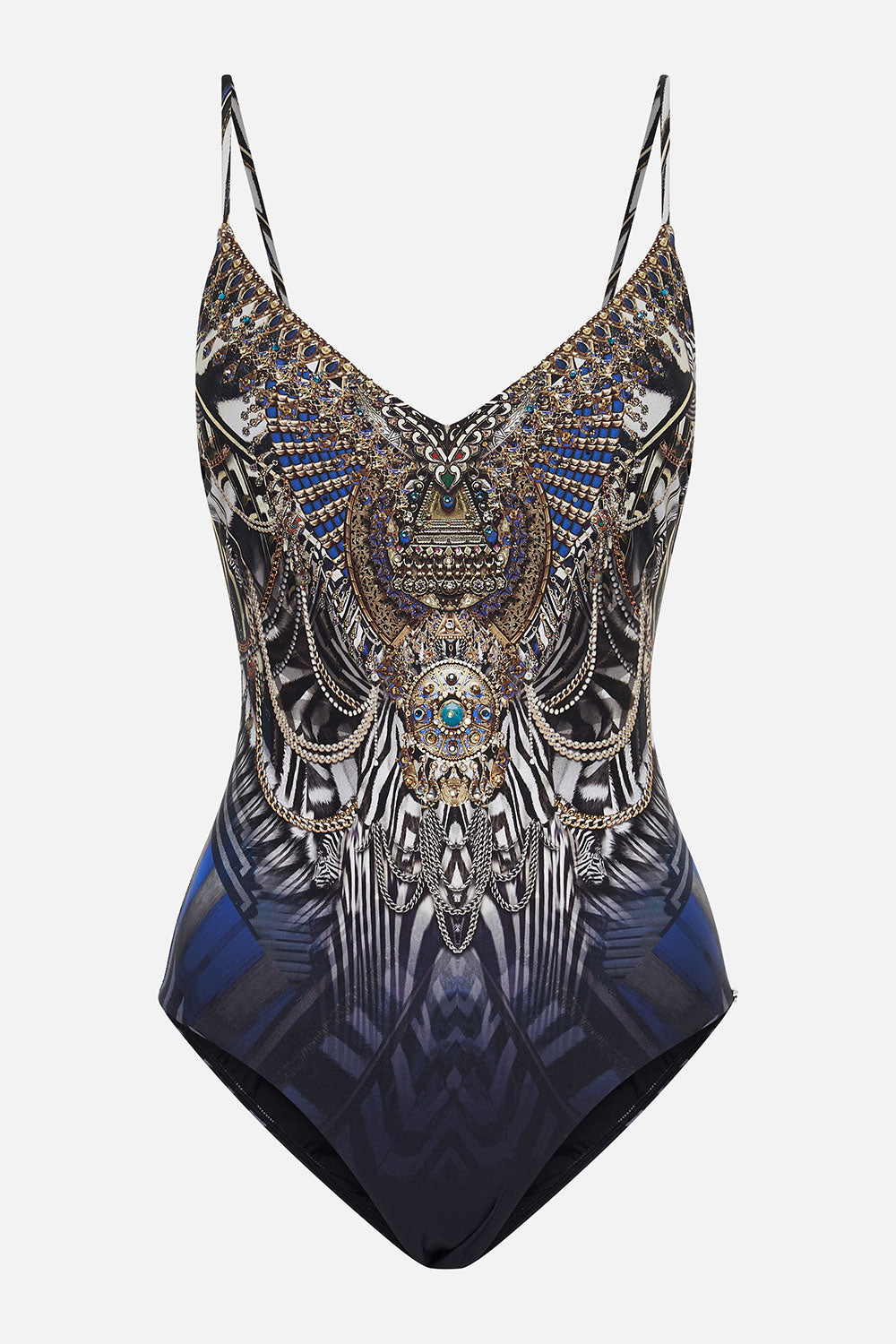 TIE BACK V-NECK ONE PIECE KNIGHT OF THE WILD