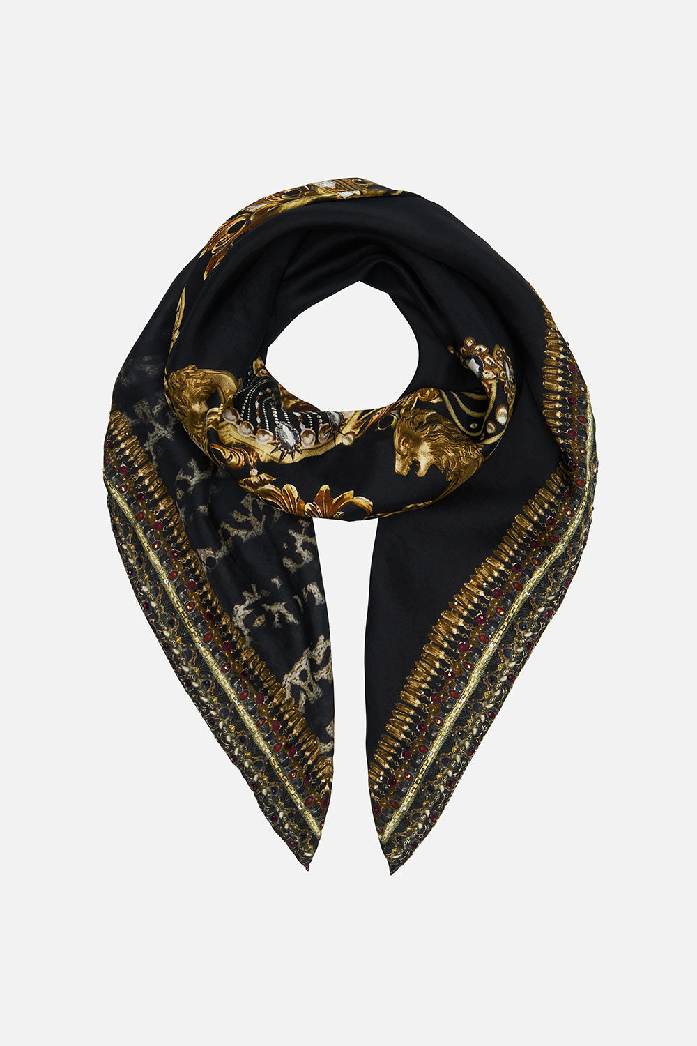 LARGE SQUARE SCARF SHADOWS OF ARMADA