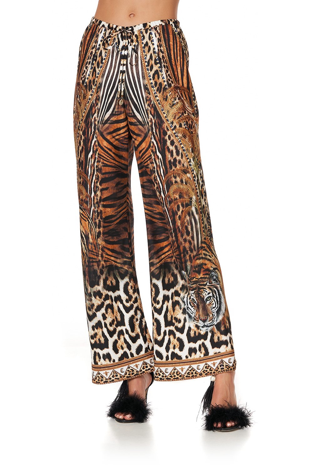 BIAS CUT DRAWSTRING PANT BERKELEY ST AFTER DARK