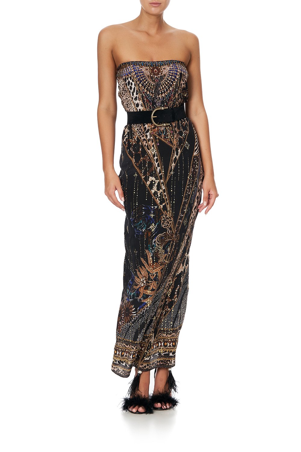 ROUND NECK KAFTAN LADY STARDUST