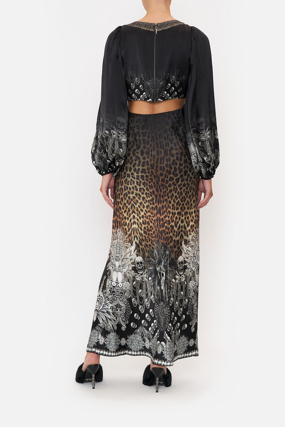 U-RING CUT OUT DRESS ORDER OF DISORDER