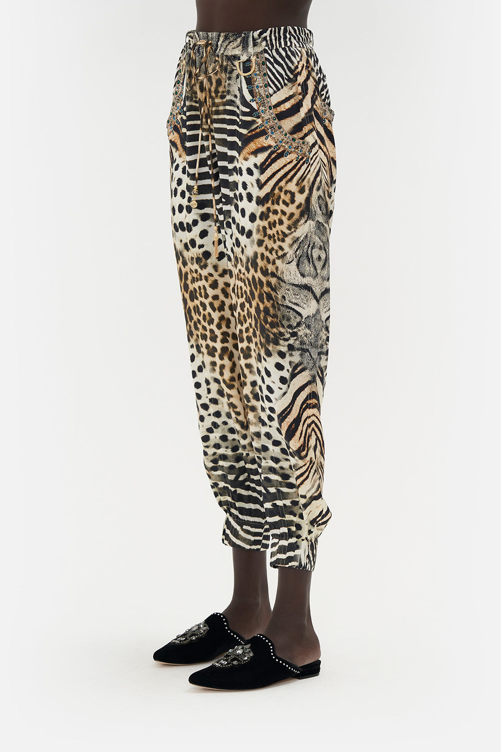 DROP CROTCH TRACK PANT FOR THE LOVE OF LEO