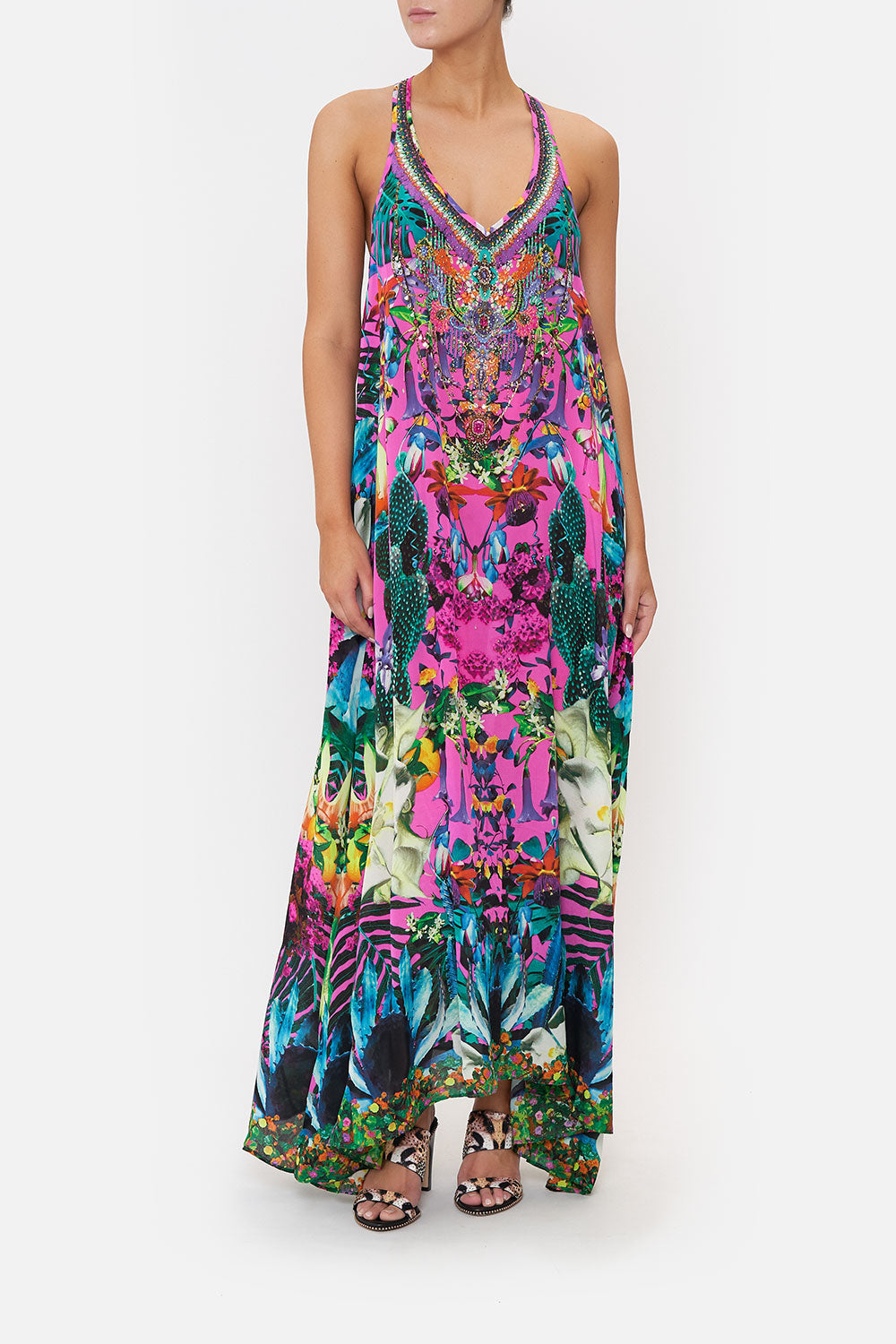 V NECK RACERBACK DRESS EXOTICA EROTICA