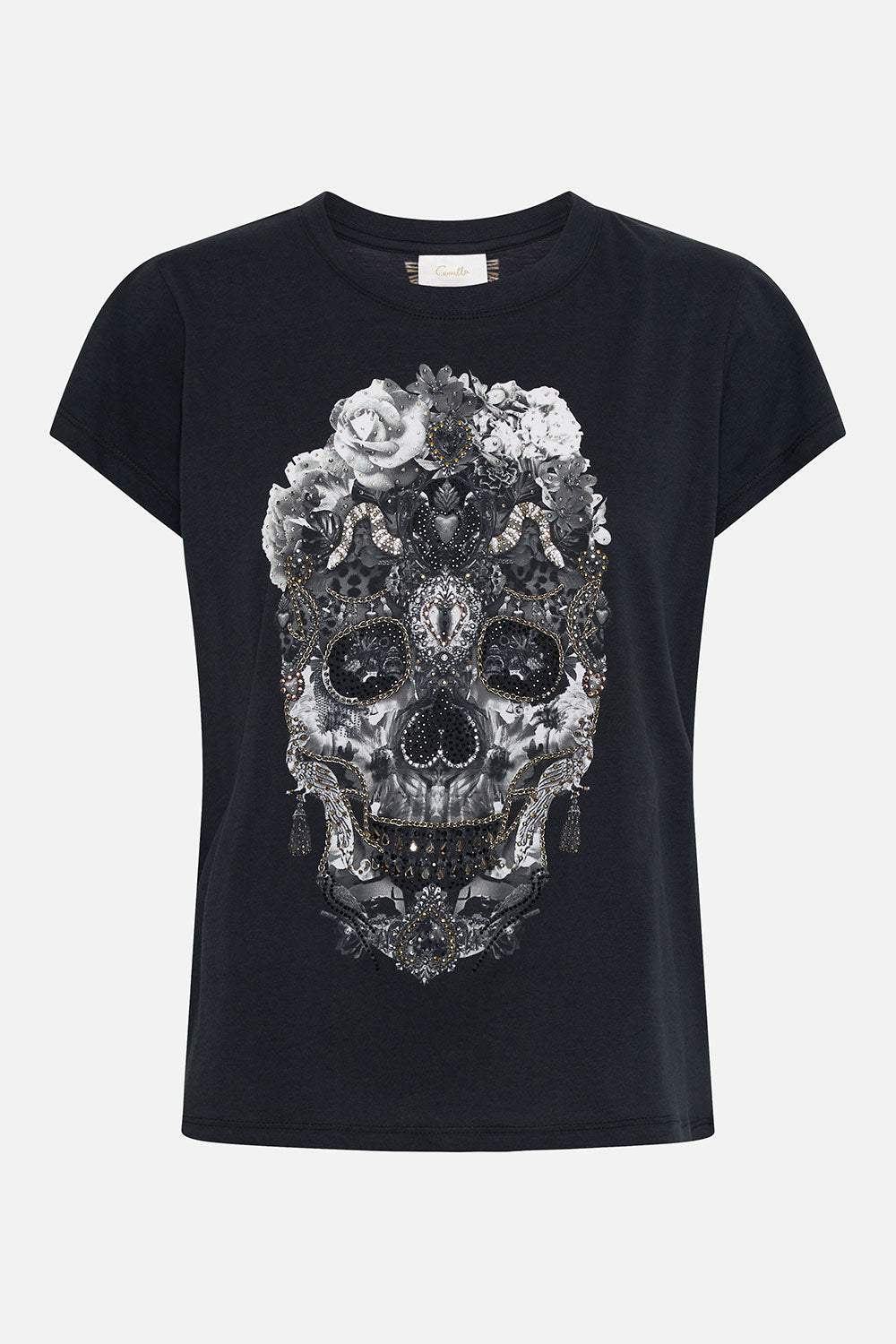 SLIM FIT ROUND NECK T-SHIRT ORDER OF DISORDER LOUNGE