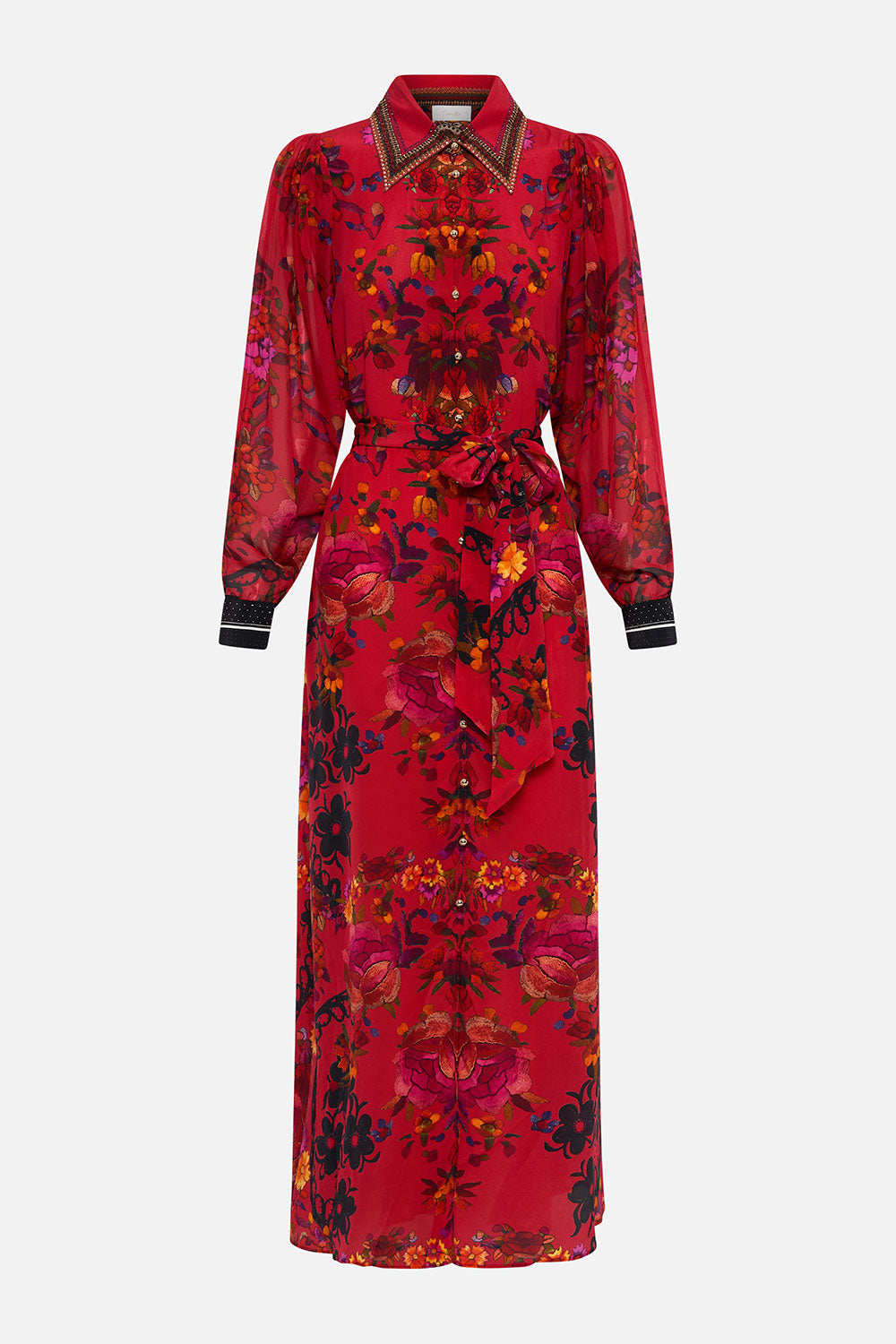 CURVED COLLAR SHIRT DRESS VIEW FROM THE VEIL