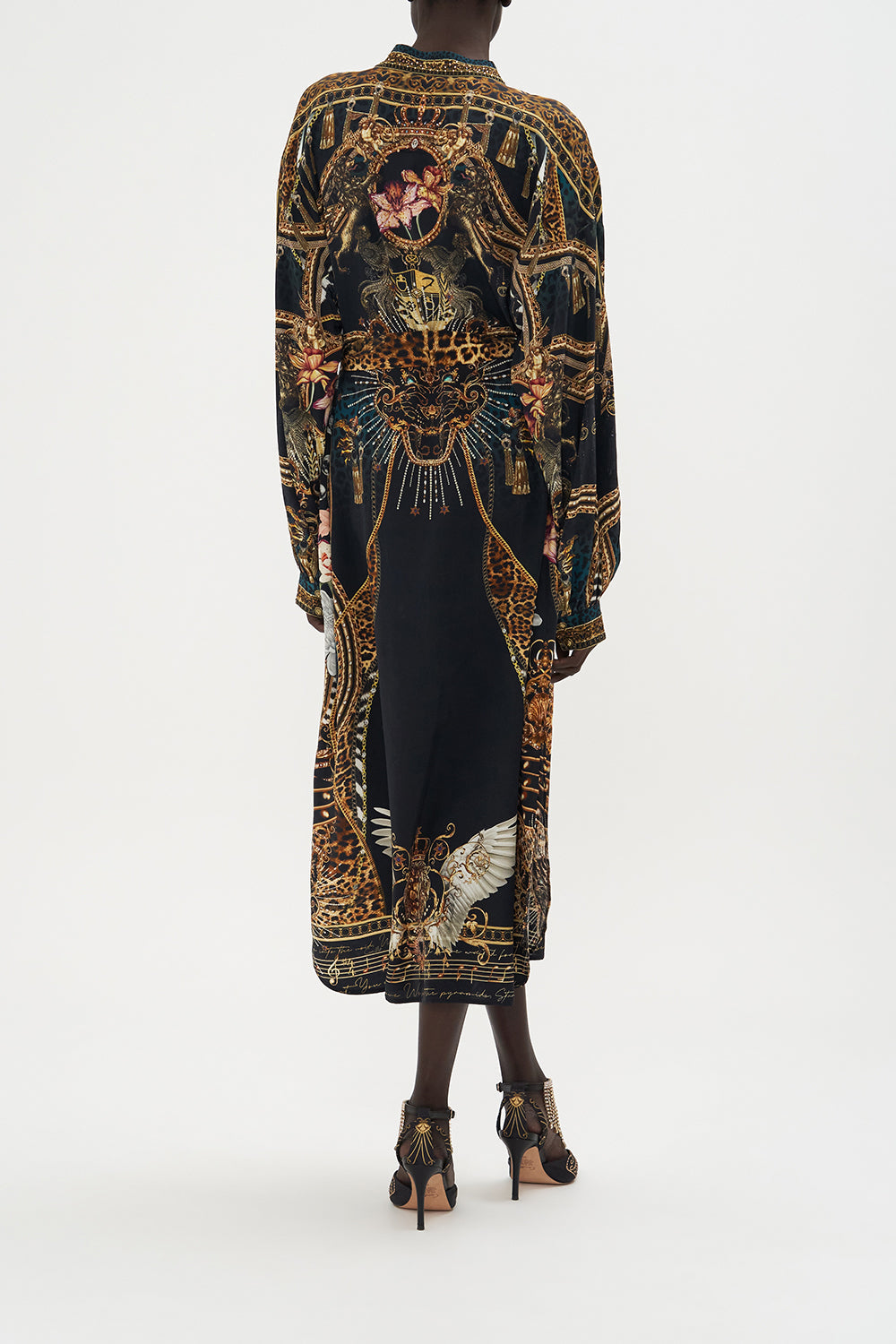 BLOUSON SLEEVE PLACKET DRESS ROCKSTAR ROYALTY