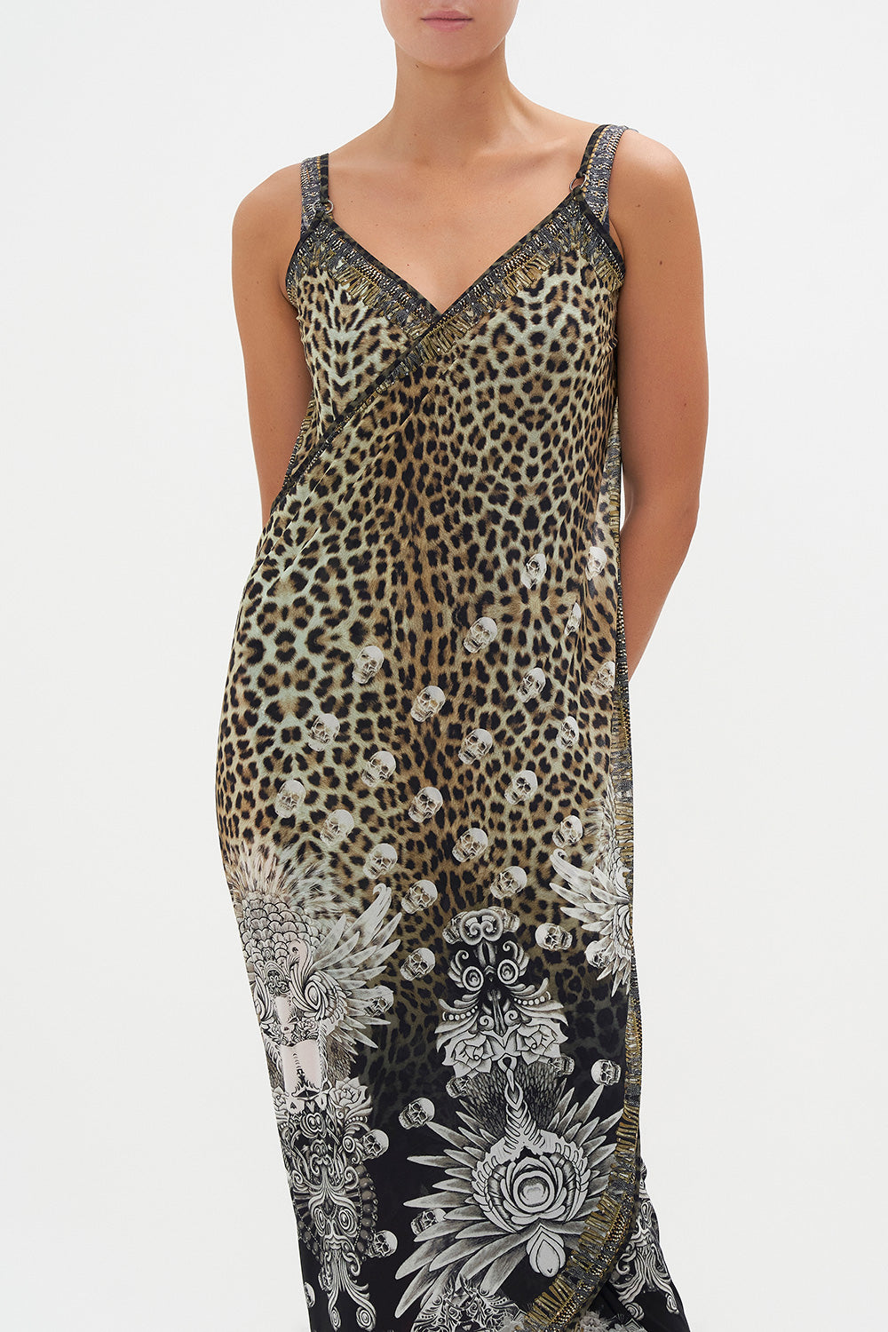 SARONG WITH STRAPS AND TRIM DETAIL ORDER OF DISORDER