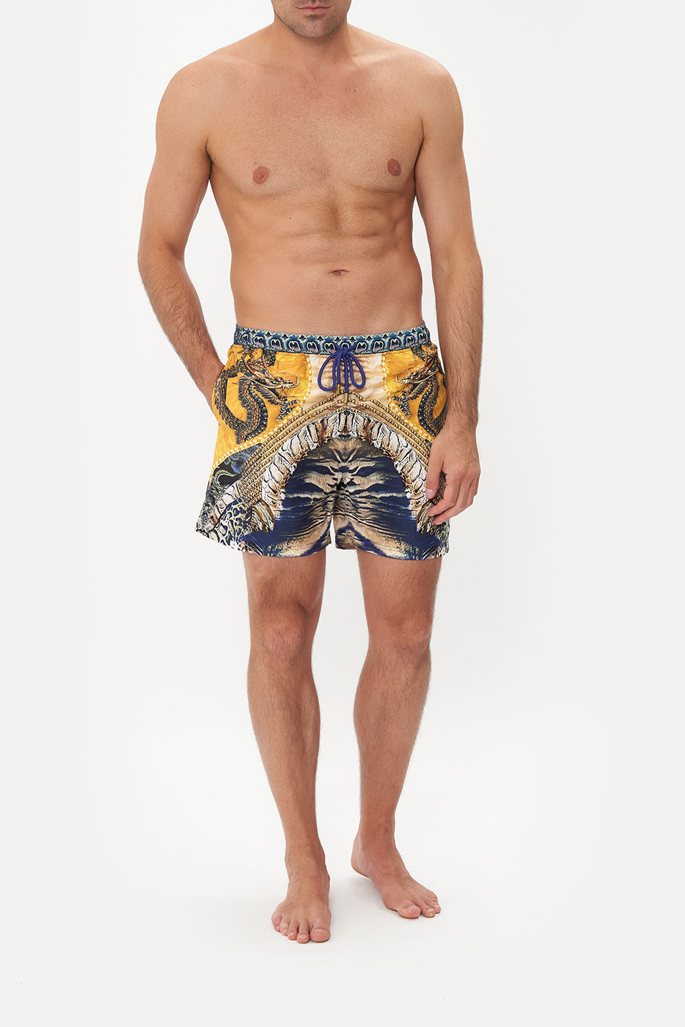 ELASTIC WAIST BOARDSHORT DANCE OF THE DRAGON