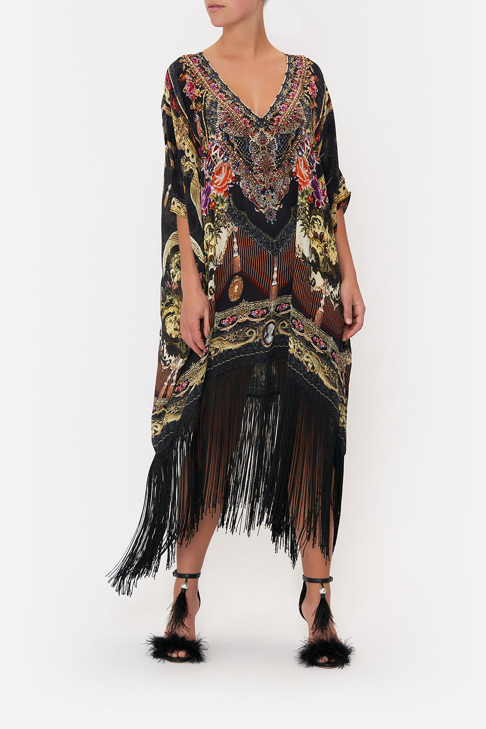 RECTANGULAR V NECK KAFTAN DANCE WITH DUENDE