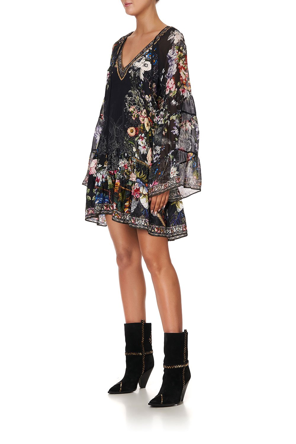 A-LINE GATHERED PANEL DRESS FROM THE ARCHIVES