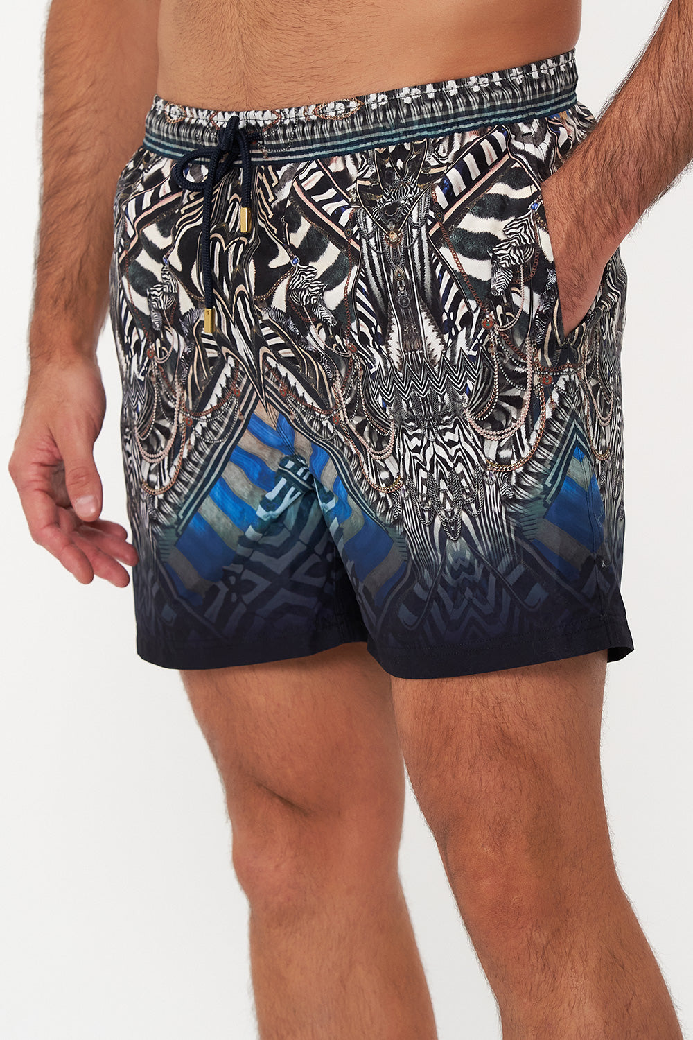ELASTIC WAIST BOARDSHORT KNIGHT OF THE WILD