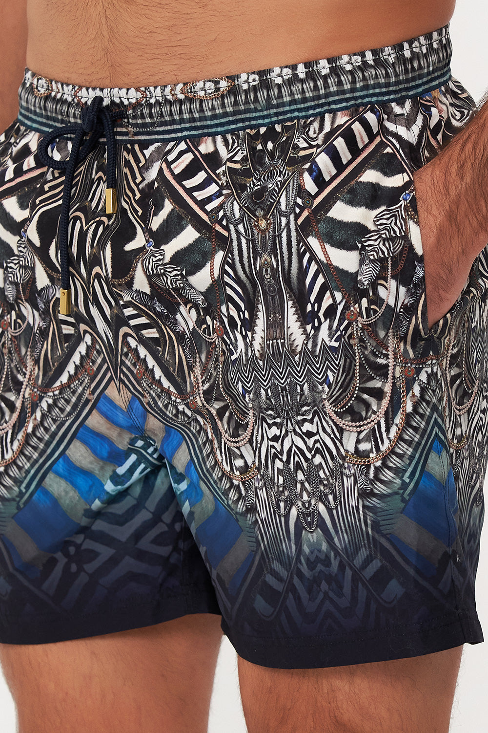 ELASTIC WAIST BOARDSHORT KNIGHT OF THE WILD