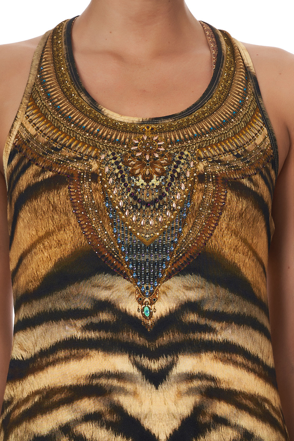 RACER BACK TANK FELINE FINE