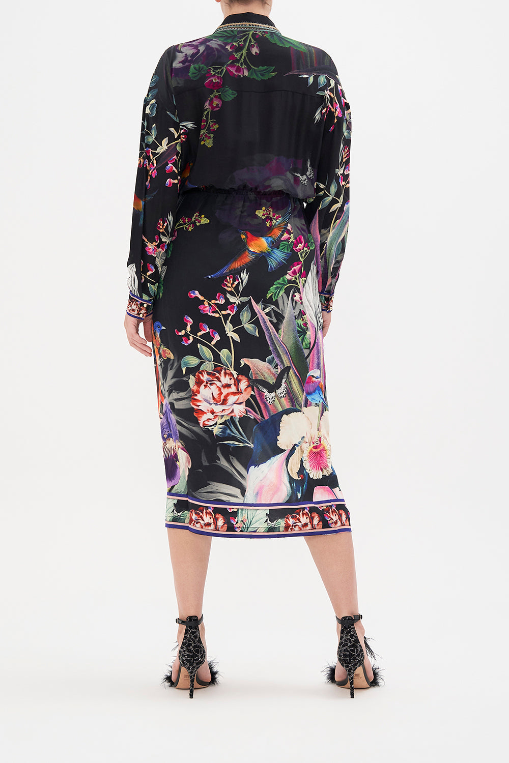 TWIST FRONT SHIRT DRESS PARADISO PLACE