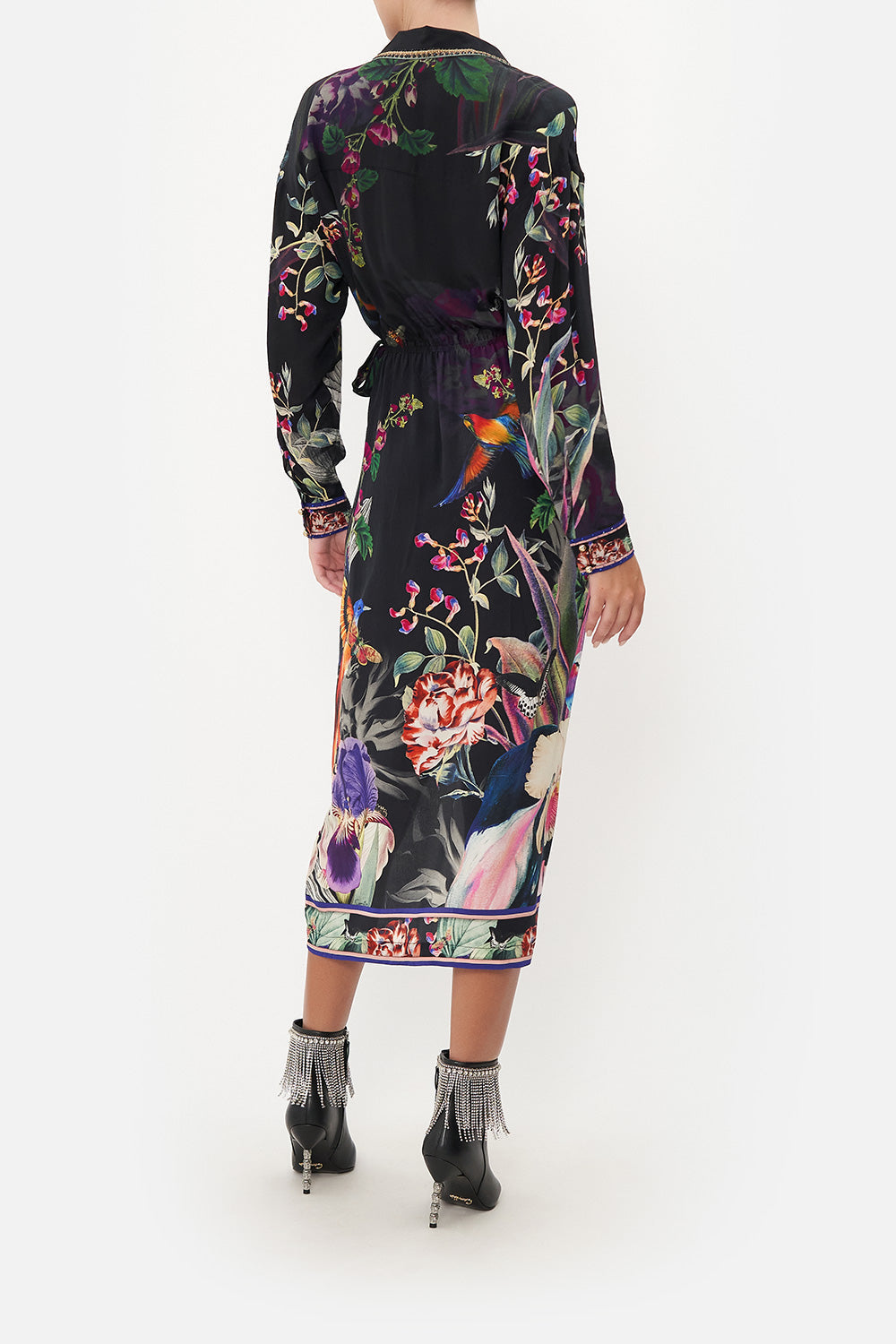 TWIST FRONT SHIRT DRESS PARADISO PLACE